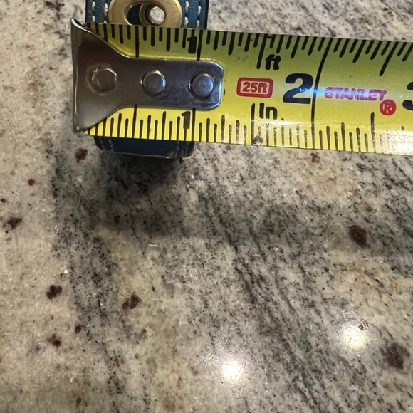 NWOT Coach Gorgeous Blue Leather Gold Gromet ✨️ 💙 Bracelet - Picture 5 of 6